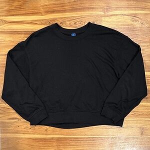 Old Navy Cropped Crew Sweatshirt Size Medium